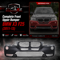 Front Upper Bumper 51117261188 Compatible With BMW X3 F25 (2011-13) Tag No.422