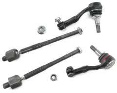 Front Steering Tie Rod End Head Assembly (Rack End & Tie Rod End) Right & Left Set 32106765235 32106765236 Compatible With BMW 3 Series (E90) & X1 (E84) & Z4 Roadster (E89)