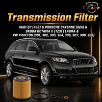 Transmission Filter E1001HD28 & 0001801509 Compatible With AUDI Q7 (4LB) & PORSCHE CAYENNE (92A) & SKODA OCTAVIA II (1Z3) | LAURA & VW PHAETON (3D1, 3D2, 3D3, 3D4, 3D6, 3D7, 3D8, 3D9) Tag.282