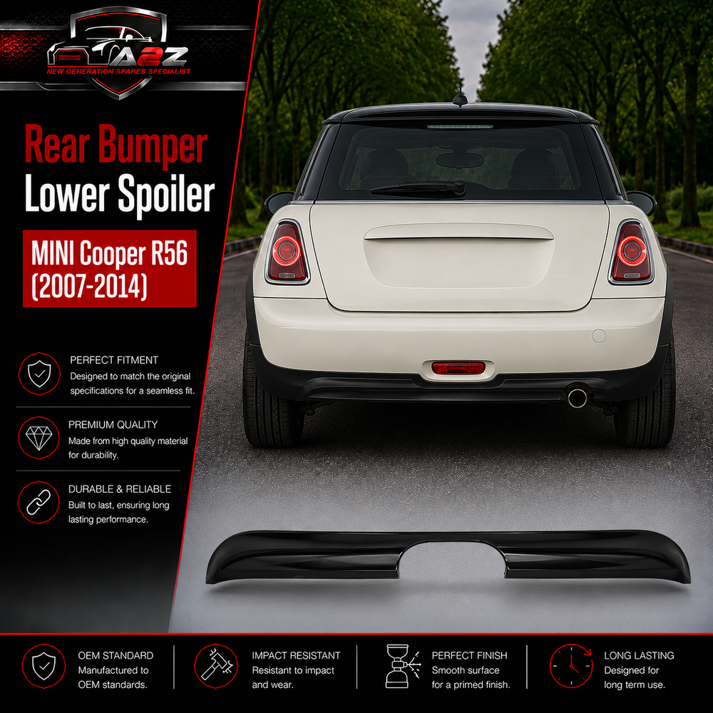 Rear Bumper Lower Spoiler 51120404117 Compatible With MINI R56 Tag No :- 501