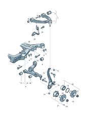 Front Left Headlight Level Sensor 7P0616213 Compatible With VW TOUAREG (7P5, 7P6)