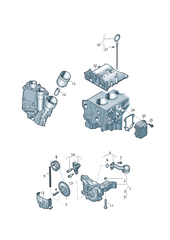Oil Cooler 03C117021J 03C117021E 03C117021D Compatible With VW JETTA IV (162, 163, AV3, AV2) Tag-O-114