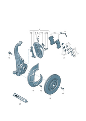 Front Brake Pad Wear Sensor 4H0615121J Compatible With AUDI A8 D4 (4H2, 4H8, 4HC, 4HL) | A8 / S8 | A8L & Q5 8RB