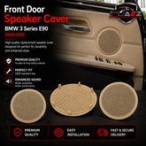 Beige Front Door Speaker Cover 51417144563 Compatible With BMW 3 Series E90 & X1 E84