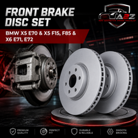 Front Brake Disc Set 34116793245 34116868939 Compatible With BMW X5 E70 & X5 F15, F85 & X6 E71, E72
