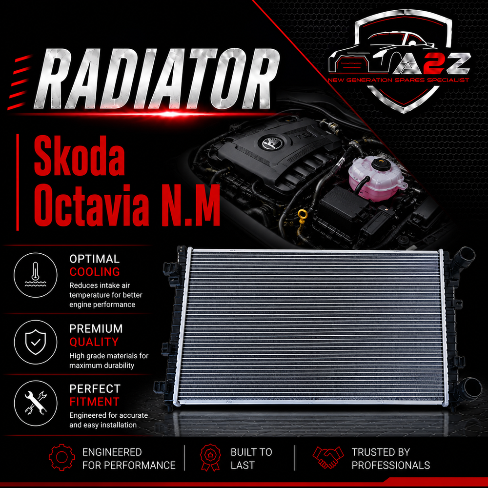 Radiator 5Q0121251GK Compatible With Skoda Octavia N.M