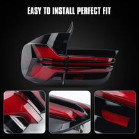 Upgrade Complete Tail Light Assy Set (Upgrade Normal To G30 Latest Style) Plug And Play No Need To Change Bumper Compatible With BMW E70 (2007-13) Tag No.6
