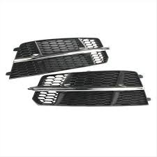 Fog Lamp Cover Compatible With AUDI A6 C7 2016-2018 Fog Lamp Cover Left 4G0807681AN & Right 4G0807682AN Tag-FC-34