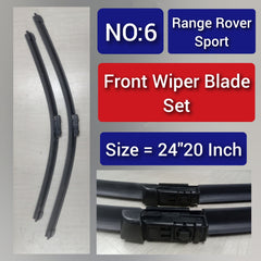 Front Wiper Blade Set (24'20 Inch) Compatible with Land Rover RANGE ROVER SPORT Tag-WBF-06