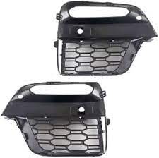 Fog Lamp Cover Left 51118068339 & Right 51118068340 & Fog Lamp Chrome Left 51118064979 & Right 51118064980 Compatible With BMW 5 series G38 (2018-2020)