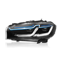 Complete Headlight Assy Set (Upgrade To Xenon) Plug And Play No Need To Change Bumper Compatible With BMW F15 (2014-18) Tag No.5