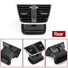 Black Ac Vent Grille Assembly Center 5E0820951 & Right & Left & Rear 5ED819203 Left 5E0819701-A Right 5E0819702-A Compatible With Skoda Octavia (New Model)