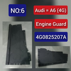 Front Underbody Shield Left 4G0825207A Compatible With AUDI A6 C7 (4G2, 4GC) | A6 / S6 & A6 C7 Avant (4G5, 4GD) | A6 / S6 (2012-2018) Tag No.6