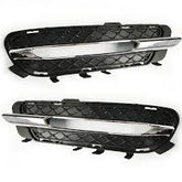 Fog Lamp Cover With Chrome Compatible With MERCEDES-BENZ E-CLASS W212 2010-2013 Fog Lamp Cover With Chrome Left 2128851523 & Right 2128851623 Tag-FC-291