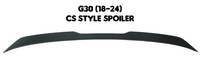 Rear Bumper Spoiler CS Style BMRS9 Compatible With BMW G30 (2017-20)