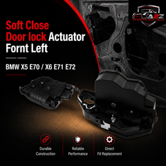 Soft Close Door lock Actuator Fornt Left 51217315019, Fornt Right 51217315022 Compatible With BMW X5 E70 / X6 E71 E72