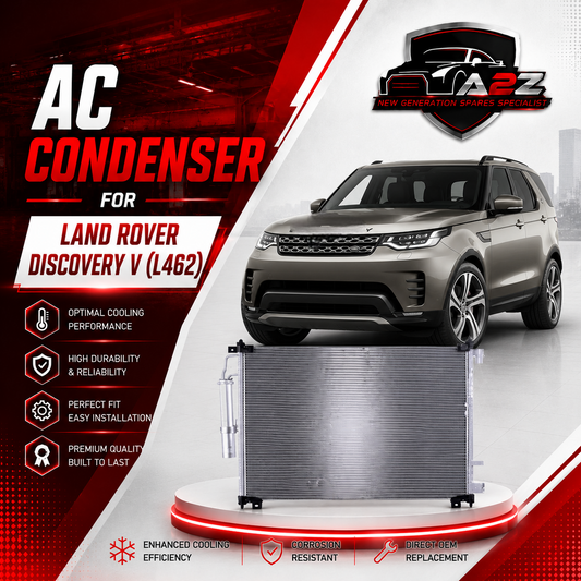 AC Condenser LR062424 LR106642 LR181384 Compatible with LAND ROVER DISCOVERY V (L462) & RANGE ROVER IV (L405) & RANGE ROVER SPORT II (L494)