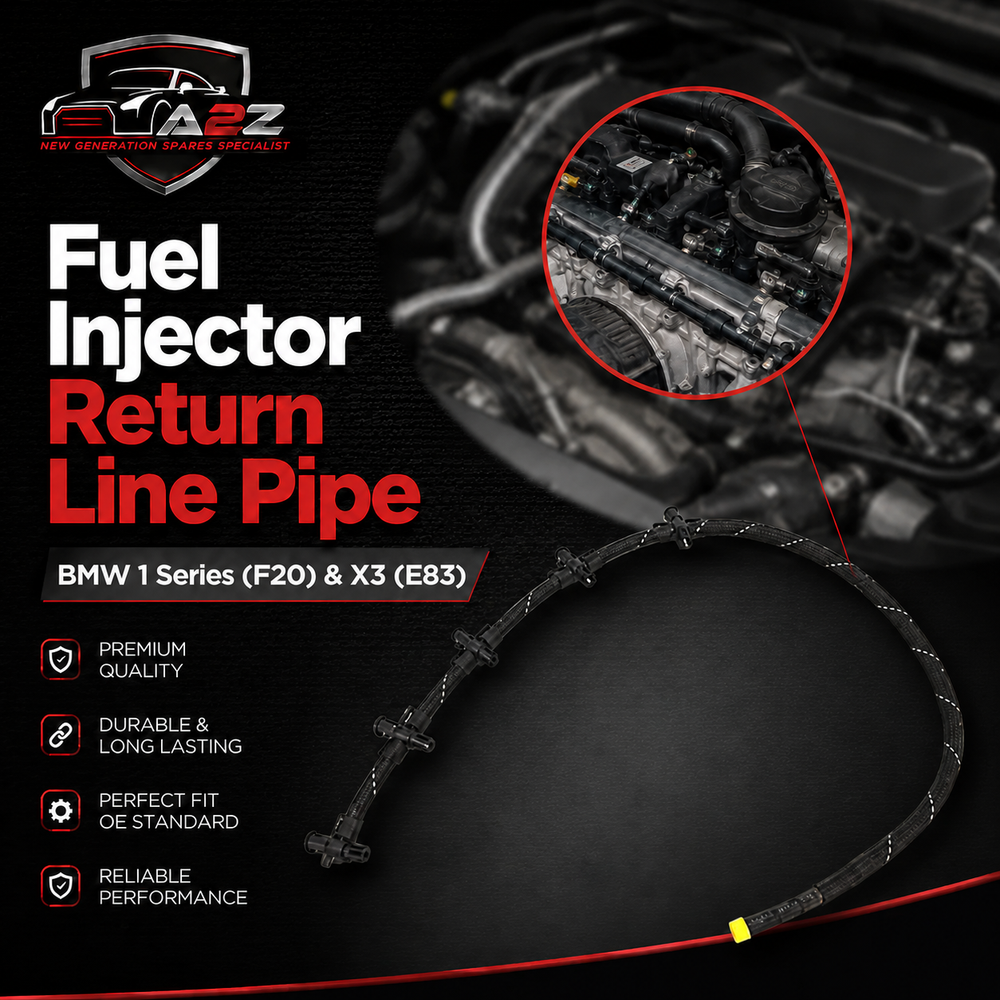Fuel Injector Return Line Pipe 13537807228 13537803845 Compatible With BMW 1 Series (F20) & X3 (E83)