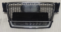 RS4 Quattro Silver Honeycomb Show Grill Compatible With Audi A4 B8(2009-12) Tag No.4