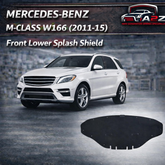 Hood Insulation Pad Heat Shield 1666820126 A1666820126 Compatible With MERCEDES-BENZ M-CLASS W166 Tag No.4