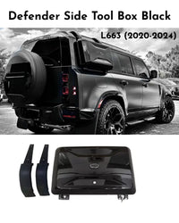 Side Tool Box (Gloss Black) Compatible With Land Rover Defender L633 (2020-2024)