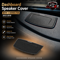 Black Dashboard Speaker Cover 51459239291 Compatible With BMW 3 SERIES F30 2012-2018