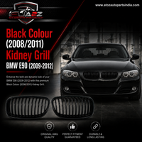 Black Colour (2008/2011) Kidney Grill Set 51137201967 (R.H/L.H)Same Compatible With BMW 3 Series E90Tag 22