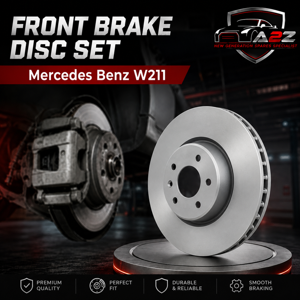 Front Brake Disc Set 2114210812 Compatible With Mercedes Benz W211