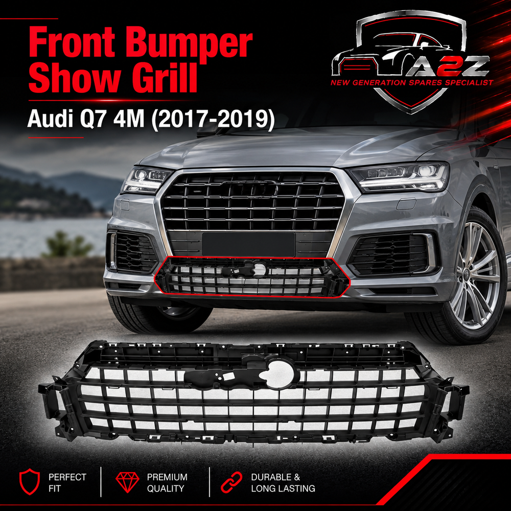 Front Bumper Show Grill Bracket 4M0807233C Compatible With Audi Q7 4M (2017-2019) Tag No.184