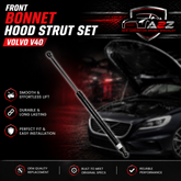 Front Bonnet Hood Strut 31298282 Compatible With VOLVO V40 Hatchback (525)