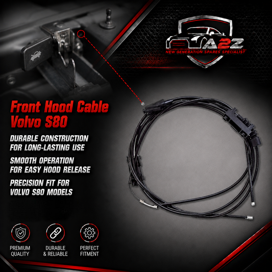 Front Hood Cable 30671768 Compatible With Volvo S80