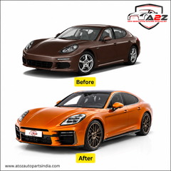 Complete Conversion Bumper Kit Compatible With Porsche Panamera (2010-2013) Upgrade To Porsche Panamera (2018-2023) (Shipping Cost Not Included In Price)
