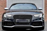 RS5 Full Black Honeycomb Show Grill Compatible With Audi = A5 (2012-16) Tag No.192