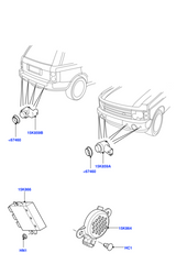 Parking Distance Control Sensors LR011602 For LAND ROVER RANGE ROVER III L322 Tag-PS-06