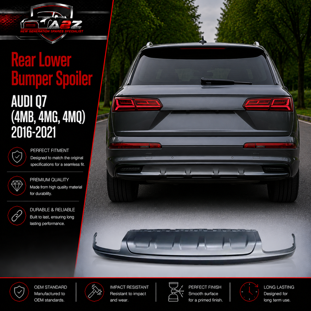 Rear Lower Bumper Spoiler 4M0807434E Compatible With AUDI Q7 (4MB, 4MG, 4MQ) 2016-2021 Tag No.215