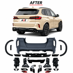 Rear Bumper Body Kit Compatible With BMW X5 G05 (2019-2022) Upgrade To M Sport Mp M Performance X5m (Shipping Cost Not Included In Price)