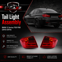 Tail Light Rear Lamp Compatible With BMW 3 Series F30 F80 (2012-2016) Tail Light Rear Lamp Left 63217312845 & Right 63217312846 Tag-TLB-54