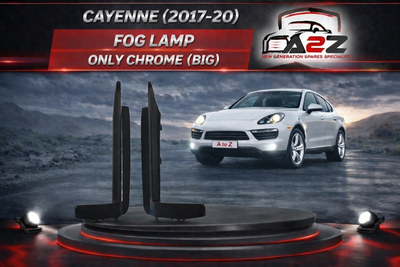 Fog Lamp Chrome Compatible With PORSCHE CAYENNE 2020 Fog Lamp Chrome Left 9Y08076850K1 & Right 9Y08076860K1 Fog No.155 (2017-20)
