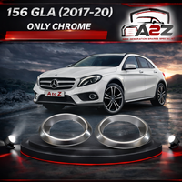 Fog Lamp Cover (Only Chrome) Left 1568856300 Right 1568856400 Compatible With Mercedes Benz GLA CLASS W156 Tag No.213