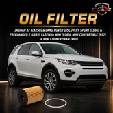Oil Filter E44HD110 & LR001247 & OX339/2D Compatible JAGUAR XF I (X250) & LAND ROVER DISCOVERY SPORT (L550) & FREELANDER 2 (L359) | LR2With MINI (R56)& MINI Convertible (R57) & MINI COUNTRYMAN (R60) Tag 46