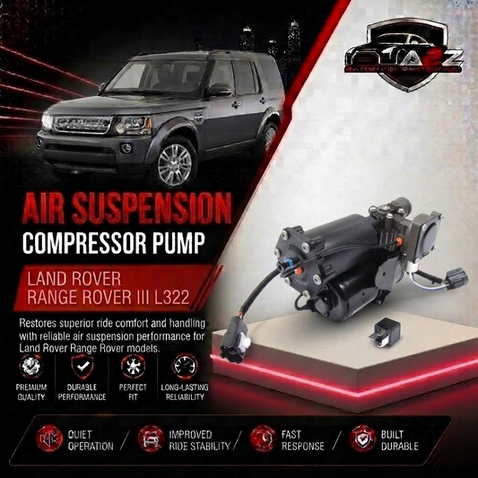 Air Suspension Compressor Pump LR025111 LR041777 LR015089 LR006201 Compatible With LAND ROVER RANGE ROVER III L322