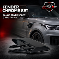 Fender Chrome Set Right LR098787 & Left LR098791 Compatible With Land Rover Range Rover Sport - L494 (2018-2022) Tag No.11