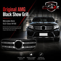 Original AMG Black Show Grill Compatible With Mercedes Benz GLS-Class W166 Teg 234