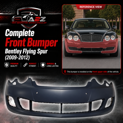 Complete Front Bumper 3W5807217Q Compatible With Bentley Flying Spur (2009-2012) Tag No.1001
