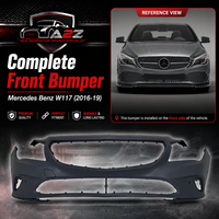 Complete Front Bumper 1178801200 Compatible With Mercedes Benz W117 (2016-19) Tag No.204 B