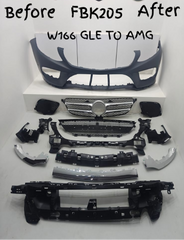 Front Bumper Kit 1668851638ZCDZW Compatible With MERCEDES W166 GLE To AMG {2016-2019} FBK.205