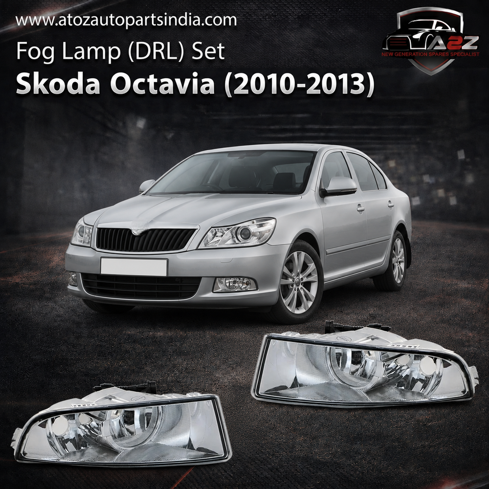 Fog Lamp (DRL) Set Left 1Z0941701C & Right 1Z0941702C Compatible With Skoda Octavia (2010-2013) Tag No.180