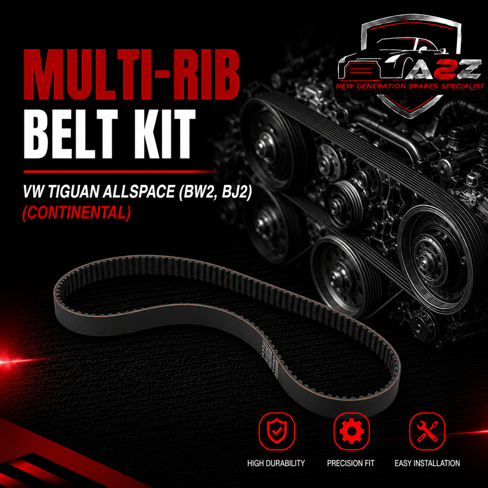 MULTI-RIB BELT KIT 6PK1130K3 Compatible With VW TIGUAN ALLSPACE (BW2, BJ2) (CONTINENTAL)