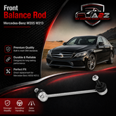 Front Balance Rod Left 2053230917 Right 2053231017 Compatible With Mercedes-Benz C-Class (W205), E-Class (W213)