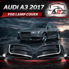 Fog Lamp Cover Left 8V5807671A & Right 8V5807672A Compatible With AUDI A3 2017 Tag-FC-01